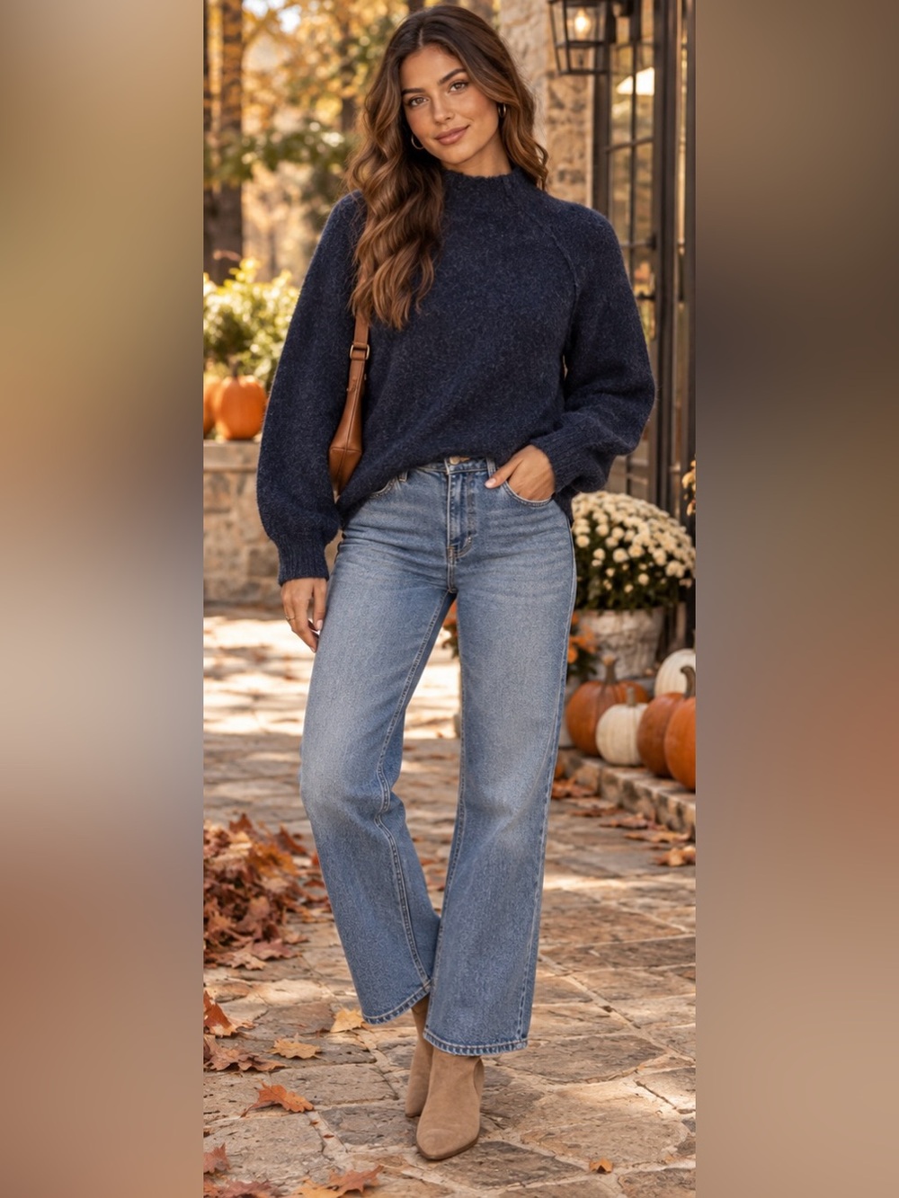 wild fable Navy Mock-Neck / Rollneck - Sweater - XS - NWT